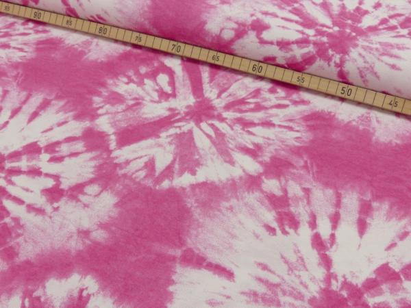 Deko Druck Batikmuster in Pink